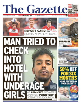 Cover of Teesside Evening Gazette