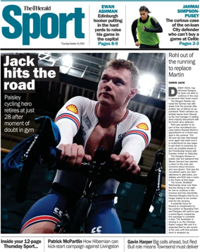 Cover of Herald Sport