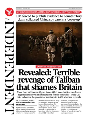Cover of The Independent