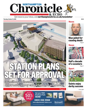 Cover of The Northampton Chronicle and Echo
