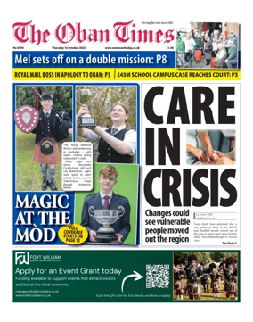 Cover of The Oban Times
