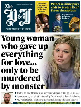 Cover of The Press and Journal (Highlands & Islands)