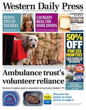 Cover of Western Daily Press