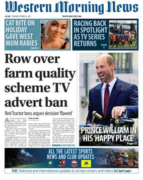 Cover of Western Morning News