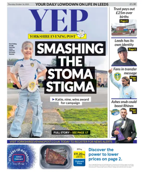 Cover of Yorkshire Evening Post