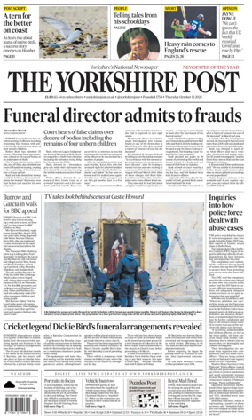 Cover of Yorkshire Post