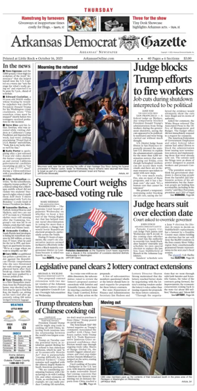 Cover of Arkansas Democrat-Gazette