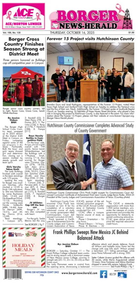 Cover of Borger News-Herald