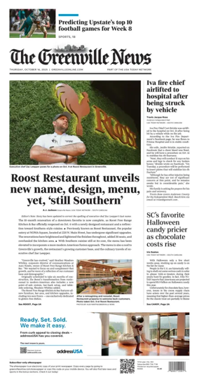 Cover of The Greenville News