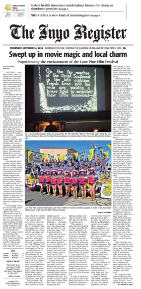 Cover of Inyo Register