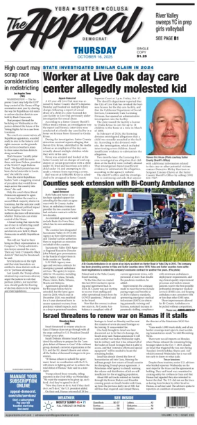 Cover of Marysville Appeal-Democrat    