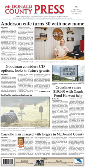Cover of McDonald County Press