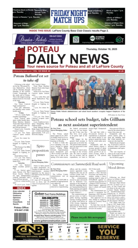 Cover of Poteau Daily News