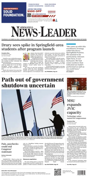 Cover of Springfield News-Leader