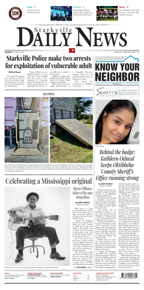 Cover of Starkville Daily News