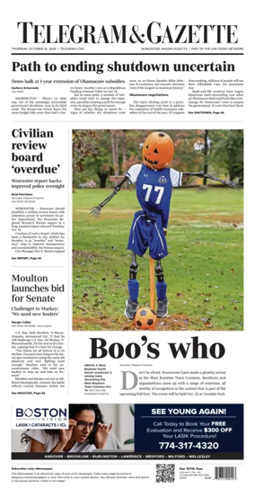 Cover of Telegram & Gazette