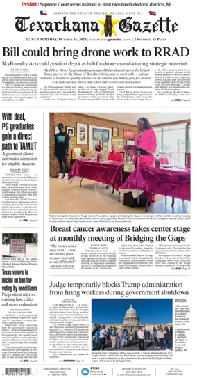 Cover of Texarkana Gazette