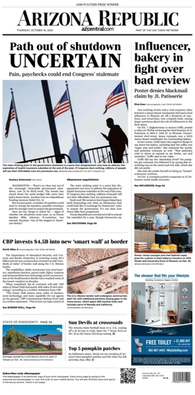 Cover of The Arizona Republic