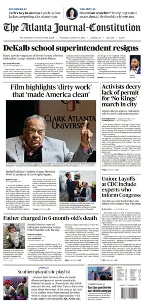 Cover of The Atlanta Journal-Constitution