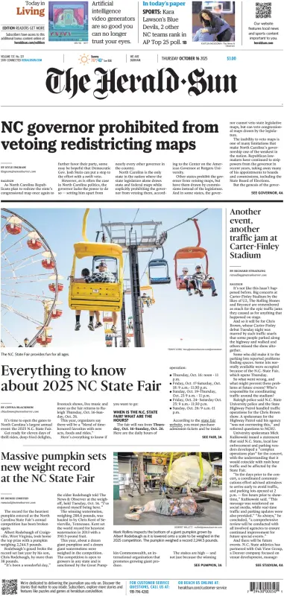 Cover of The Herald Sun