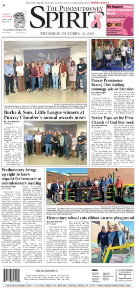 Cover of The Punxsutawney Spirit