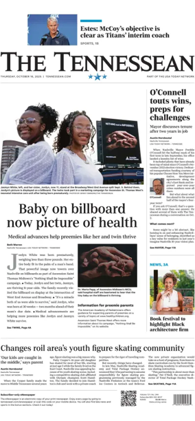 Cover of The Tennessean