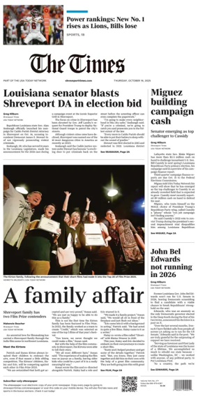Cover of The Times (Shreveport)