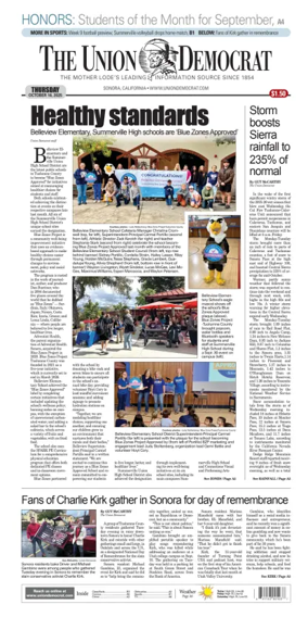 Cover of The Union Democrat