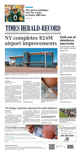 Cover of Times Herald-Record