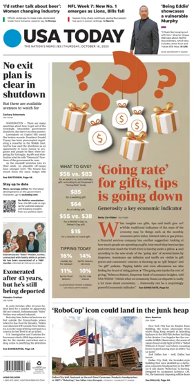 Cover of USA TODAY US Edition