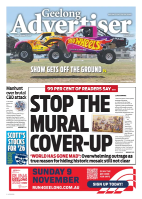 Cover of Geelong Advertiser