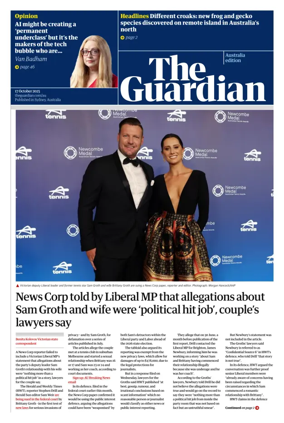 Cover of The Guardian Australia