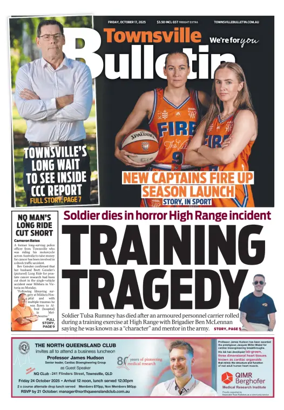 Cover of Townsville Bulletin