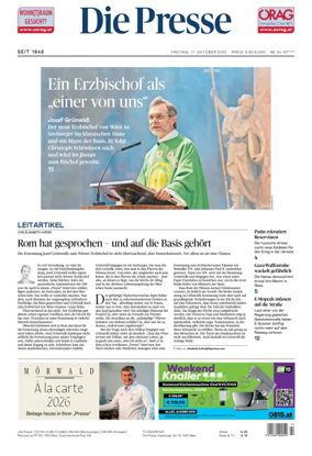 Cover of Die Presse
