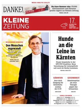 Cover of Kleine Zeitung Kaernten