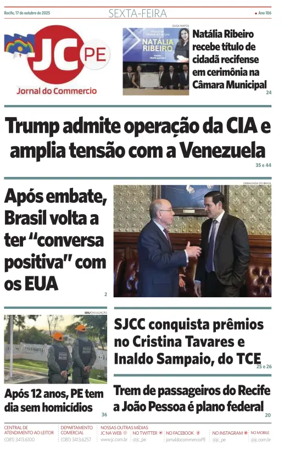 Cover of Jornal do Commercio