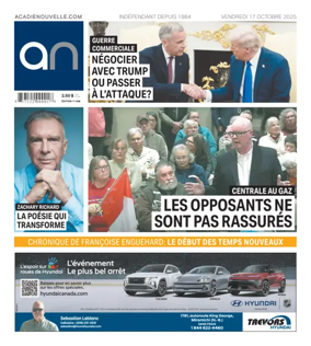 Cover of Acadie Nouvelle
