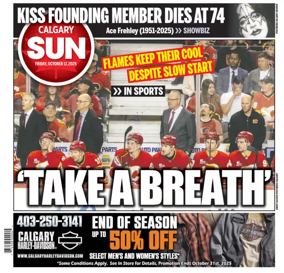 Cover of Calgary Sun