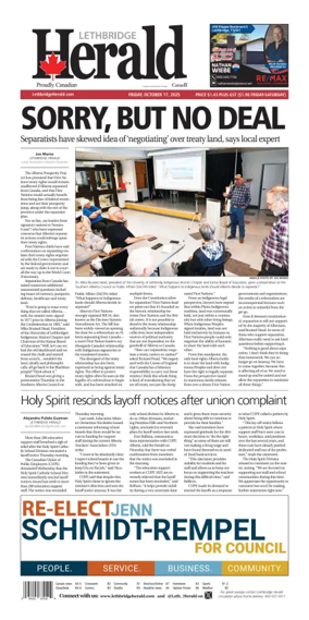 Cover of Lethbridge Herald