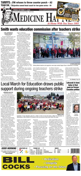 Cover of Medicine Hat News