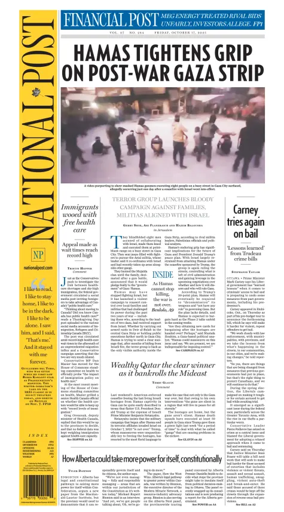 Cover of National Post - (National Edition)