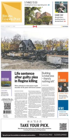 Cover of Regina Leader-Post