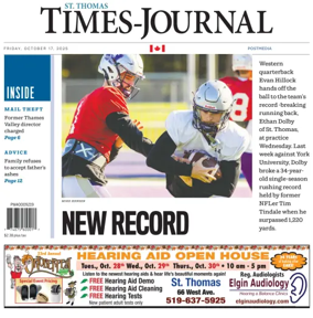 Cover of St. Thomas Times-Journal