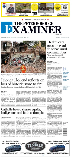 Cover of The Peterborough Examiner
