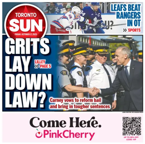 Cover of Toronto Sun
