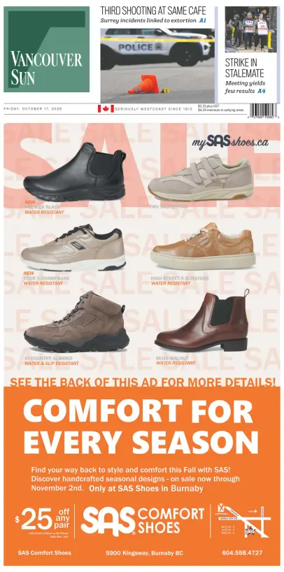 Cover of Vancouver Sun