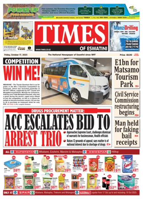 Cover of Times of Eswatini