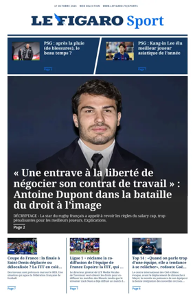 Cover of Le Figaro Sport