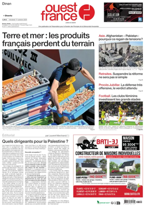 Cover of Ouest France (Dinan)