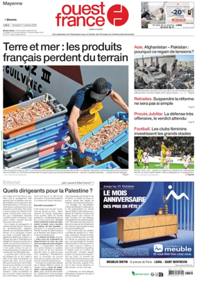 Cover of Ouest France (Laval)